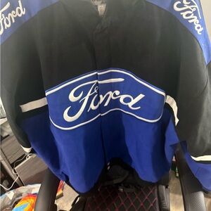 Ford Racing Jacket in Black and Blue